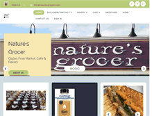 Tablet Screenshot of naturesgrocervernon.com